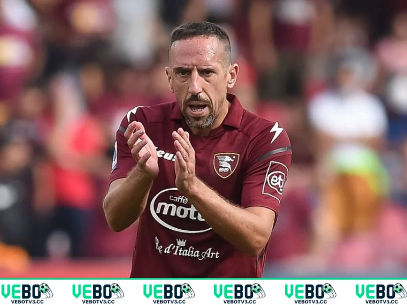 Salernitana là đội bóng cuối cùng mà Ribery thi đấu trước khi giải nghệ